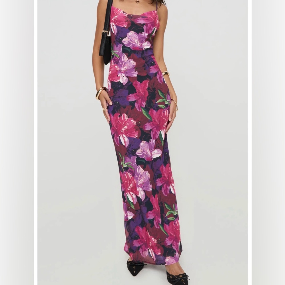 Princess Polly Pink and Purple Floral Dress